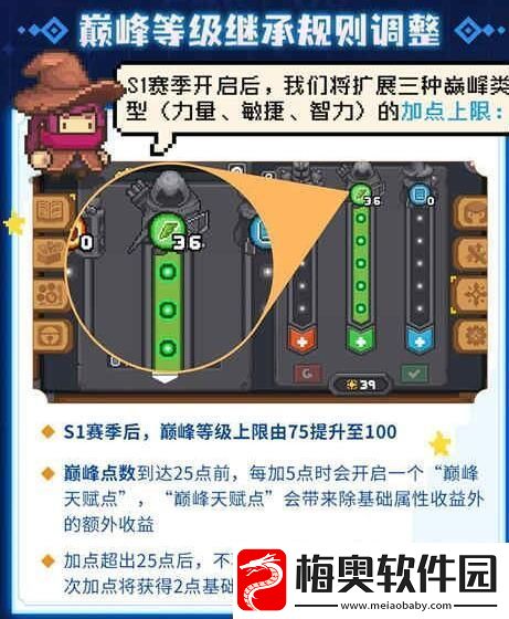 元气骑士前传s1赛季巅峰等级怎么继承：攻略分享技能要领