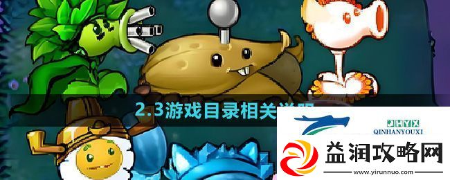 植物大战僵尸杂交版2.3版本游戏目录怎么样